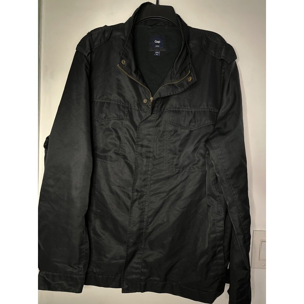 VTG GAP Men’s XXL Black Lightweight Utility Jacket Camping Outdoor fall y2k